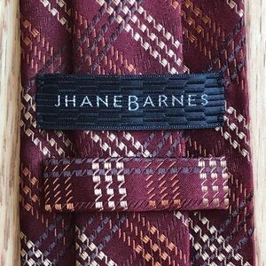 Jhane Barnes Plaid Silk Tie